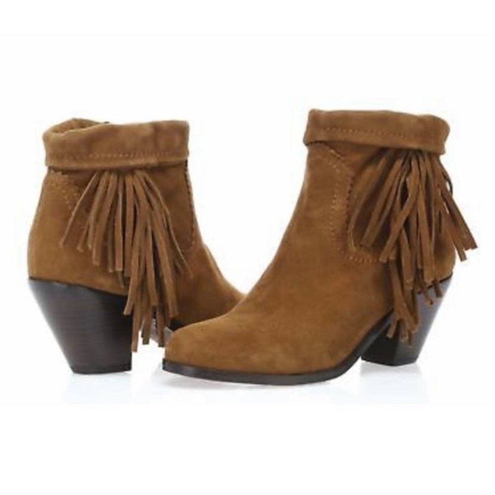 sam edelman | brown fringe louie booties